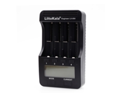 Carregador Inteligente Liitokala Lii 500, 4 Slots, Baterias 3.7V, LCD