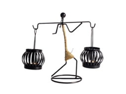 Luminária Decorativa de Ferro Menina Corda para Sala
