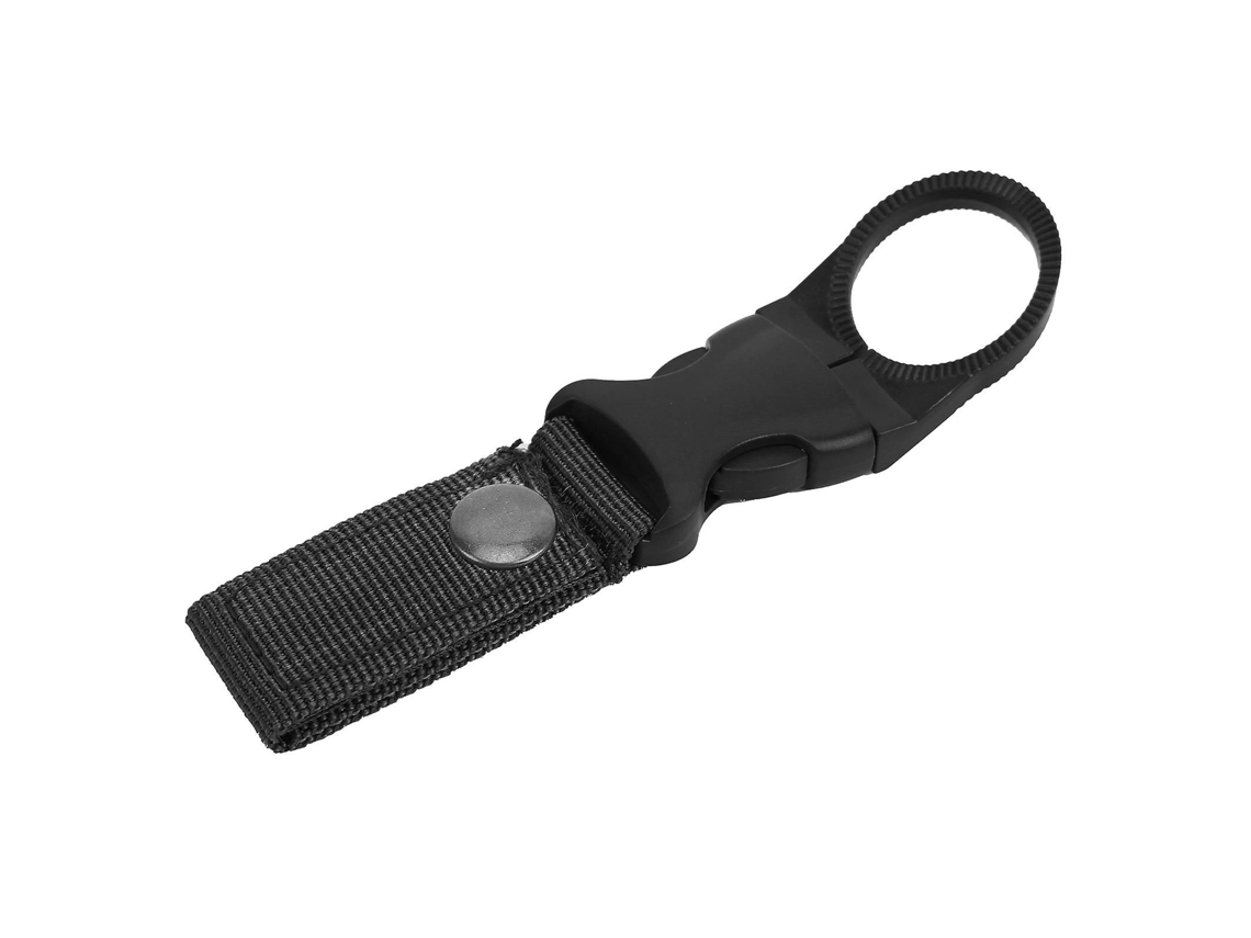 Clipe Para Suporte De Garrafa De Água Para Atividades Ao Ar Livre, Como Camping, Caminhadas, Ciclismo E Pesca, Com Fivela Multifuncional Preta.
