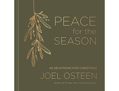 Livro Peace for the Season de Joel Osteen (Inglês - Capa Dura)