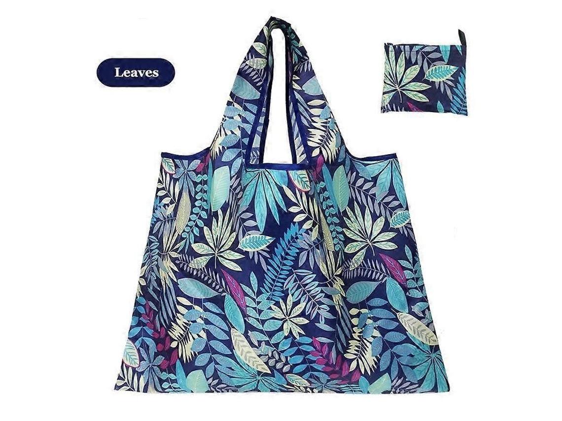 Bolsa Grande de Tecido Oxford Grosso, Ombro Grande, Ecológica, Reutilizável, Portátil, Feminina Dob Rável, Compras. GOKOCO
