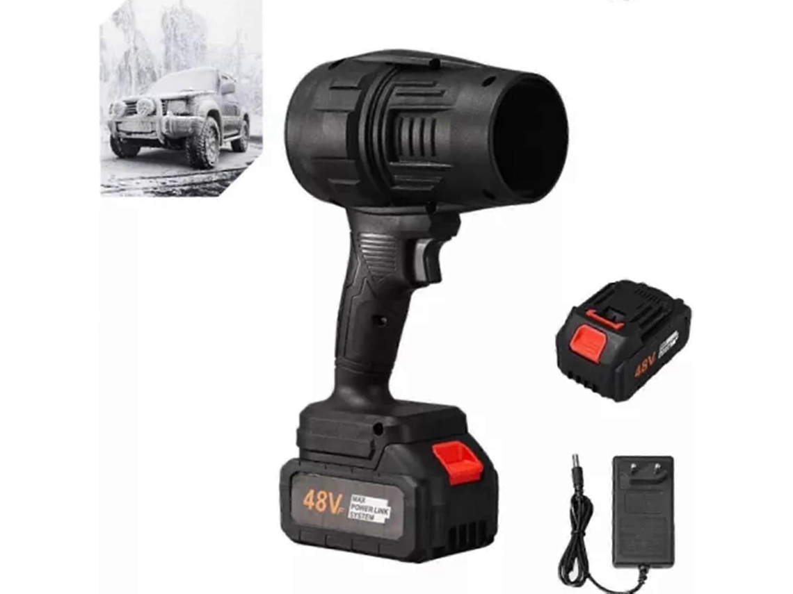 Soprador De Ar Turbo Sem Fio 48v, Material Abs, Multiuso Para Carro, Computador, Itens Infláveis