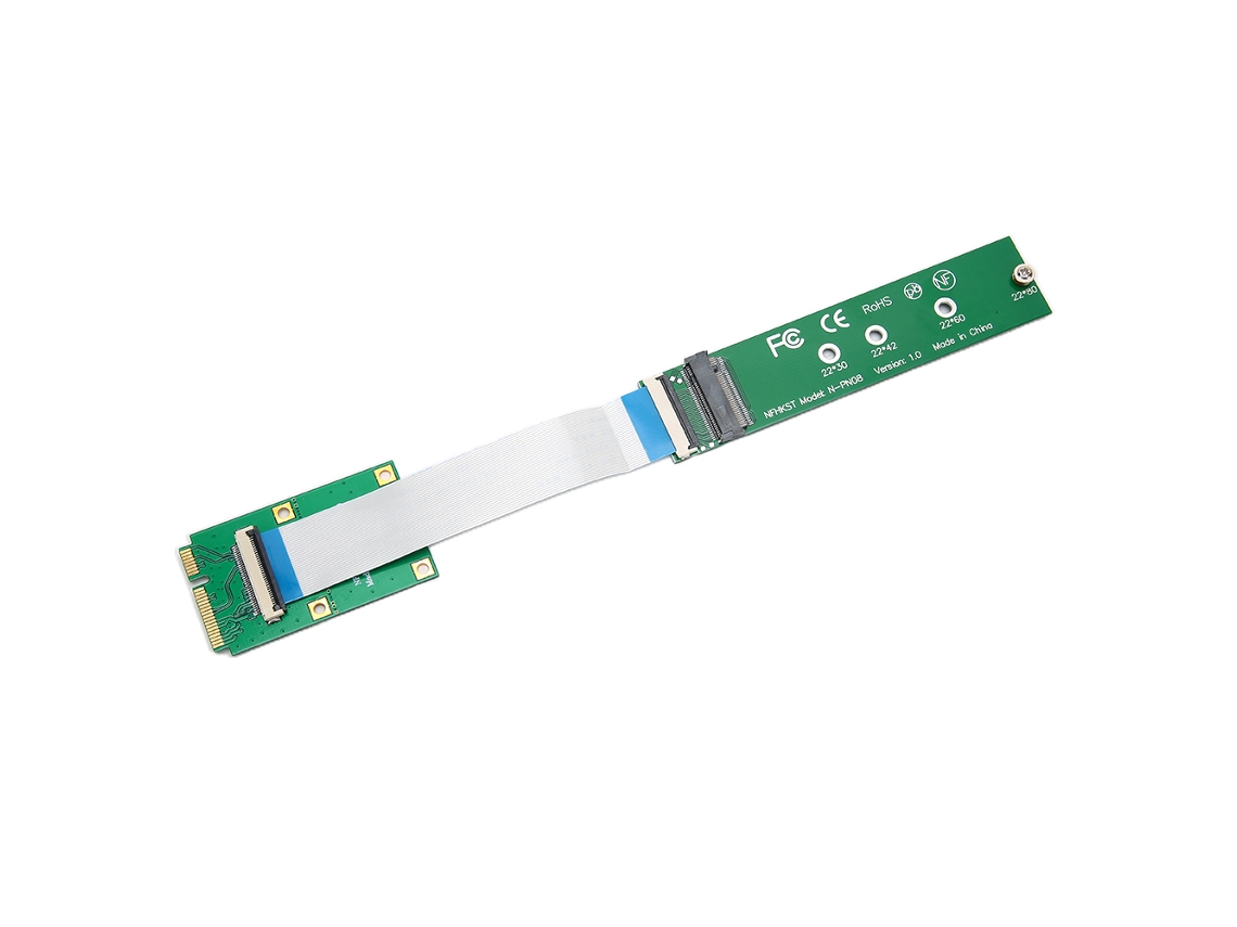 MEOIRUERY Placa De Adaptação Mini Pcie Para Nvme M. 2 Ngff Ssd Conversor 2230/2242/2260/2280