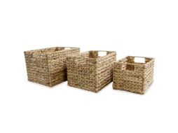 Storage Basket, Storage Baskets Vidaxl Marrom Jacinto De Água