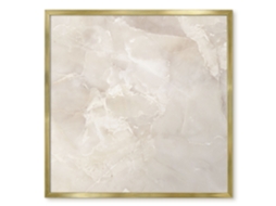 Quadro magnético de parede em mármore cinza para quarto Espelharte (50x50 cm)