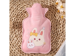 Bolsa de água quente felpuda, com desenho de desenho animado, manual, não elétrico, 350 ml STELASPLEN
