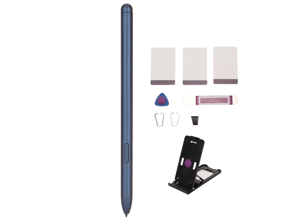 2026zentro-caneta Estilo Para Galaxy Tab S7 S7+plus Com 10 Pontes Substituíveis 4096 Níveis Sensibilidade Pressão Estilo Magnético Azul