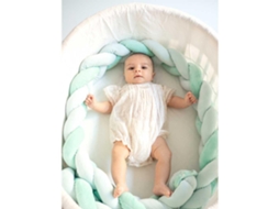 Saro Braid Crib Bumper