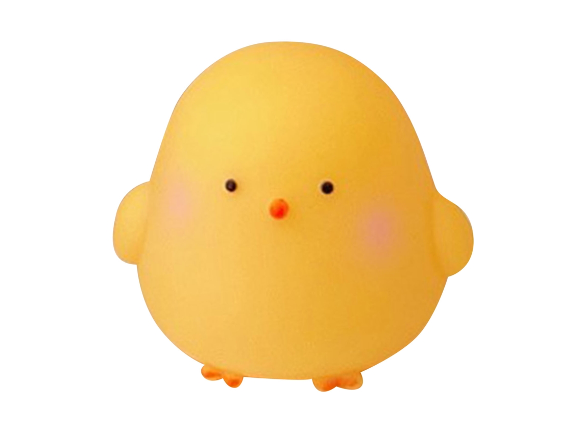 2026 lâmpada de Noite Linda Pollito Amarelo Quente Suave com Caráter Animado e Bateria para Quarto de Crianças