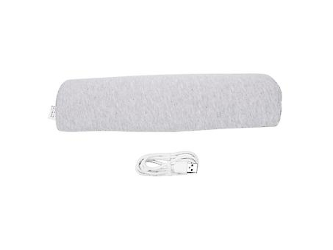 Travesseiro De Espuma Viscoelástica Cervical Para Dor No Pescoço E Cintura, Travesseiro De Apoio Para Massagem Elétrica Com Usb Aquaforge