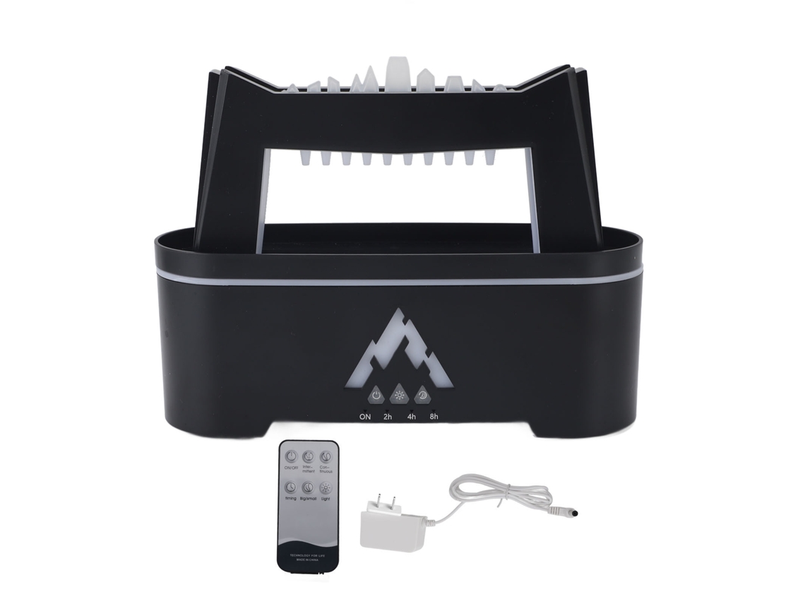 Umidificador Silencioso De 300ml E Difusor De Aromas Laxiscreed Para Casa Preto