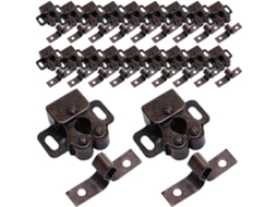 Ukcoco 20 Peças Fechos De Armário Para Rv E Trava Rolete Porta Com Roletes Esfera Dupla, Aço Laminado A Frio