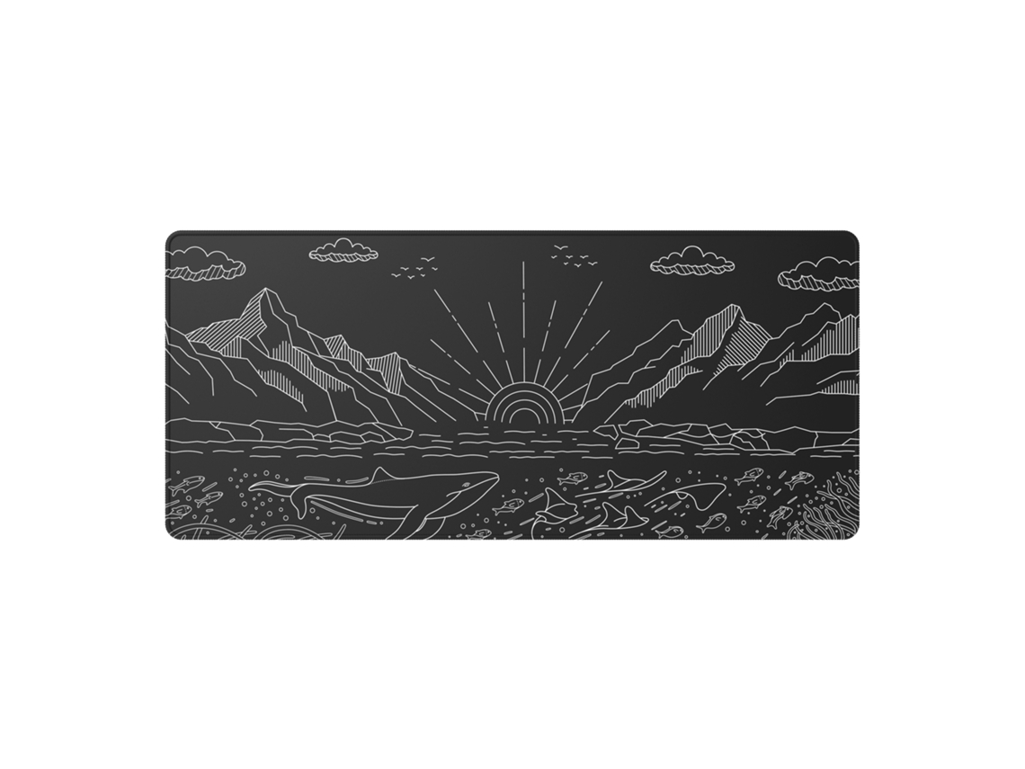 Tapete Para Rato Dark Project, Terra Nostra Preto, Xl
