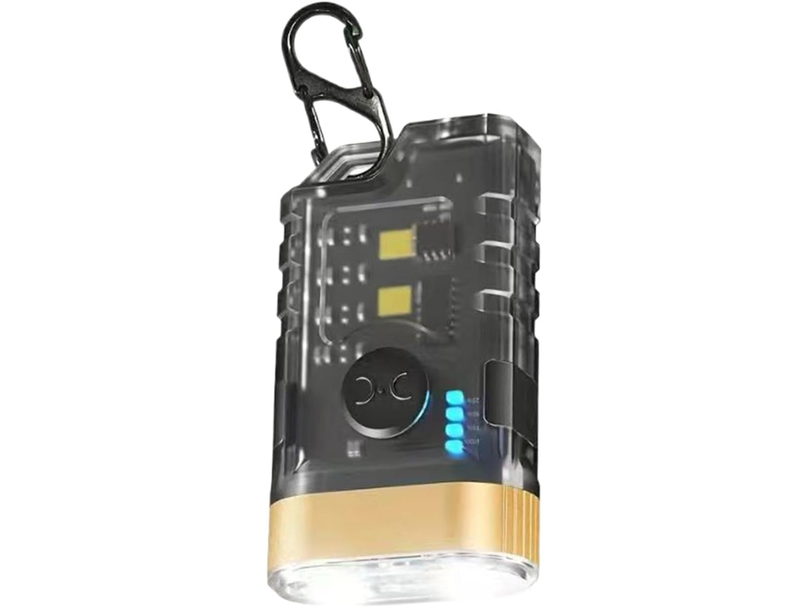 Lanterna Led Recarregável De Pequeno Porte Para Uso Externo Com 9 Níveis De Brilho | Para