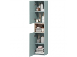 Meuble de Rangement ORBITRA COMMERCE para sala de banho, com 2 portas, compartimento e prateleiras ajustáveis, verde