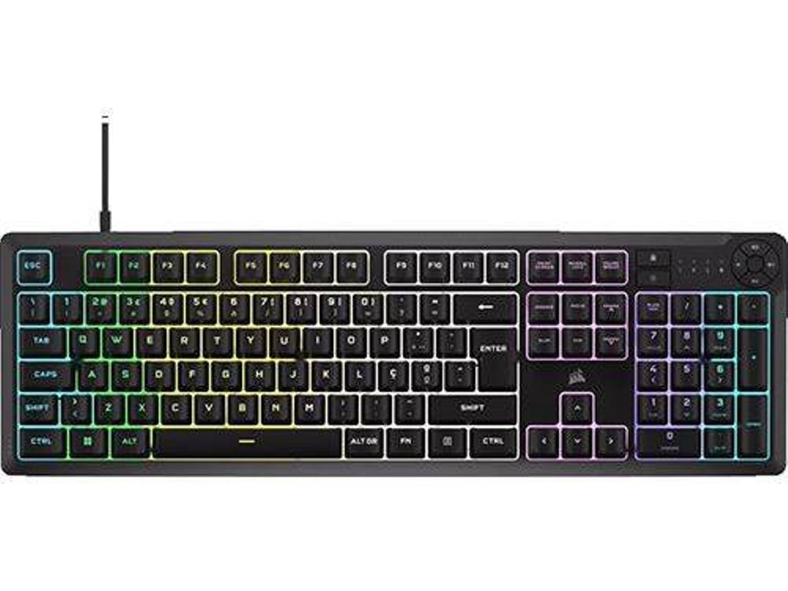 Teclado CORSAIR K55 RGB Core (Preto)