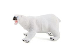 Brinquedos de modelo animal Educação pré-escolar Zebra/Urso polar/Elefante/Tigre/Leão/Rinoceronte Conjunto animais da floresta Decoração -SLOWMOOSE
