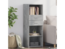 Mueble Alto 45x42,5x124 cm Derivados de Madera Gris Cemento