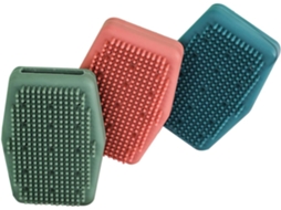 Lurelia Kit De 3 Escovas De Silicone Para Banho De Cuidado Corporal, Massagem Suave E Limpeza Profunda, Uso Diário Suave
