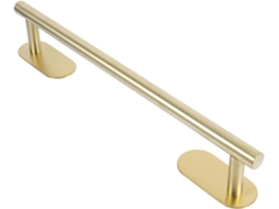 Suporte Para Toalhas Em Aço Inoxidável, Montagem Na Parede, Dourado, Sem Necessidade De Furar