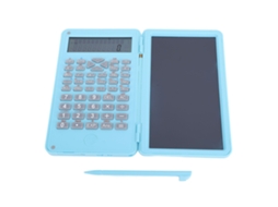 Aetheria calculadora Científica Desktop com Tela Lcd de 6 Polegadas e Bloco de Anotações Dobrável Azul