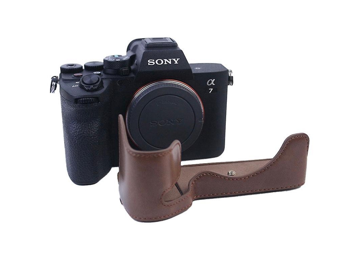 Capa Protetora De Couro Pu Para Câmera Sony A7m4/a1/a7s Iii/a7s3/a7r5 Brilvibera