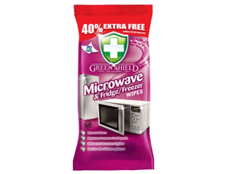 Toalhitas de Limpeza Microondas GREEN SHIELD