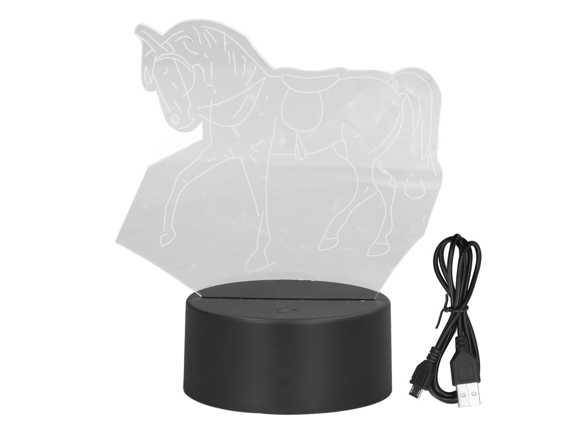 Lâmpada Decorativa 3d Laxiscreed Com Cores Led E Interruptor Tátil Para Ambiente Moderno