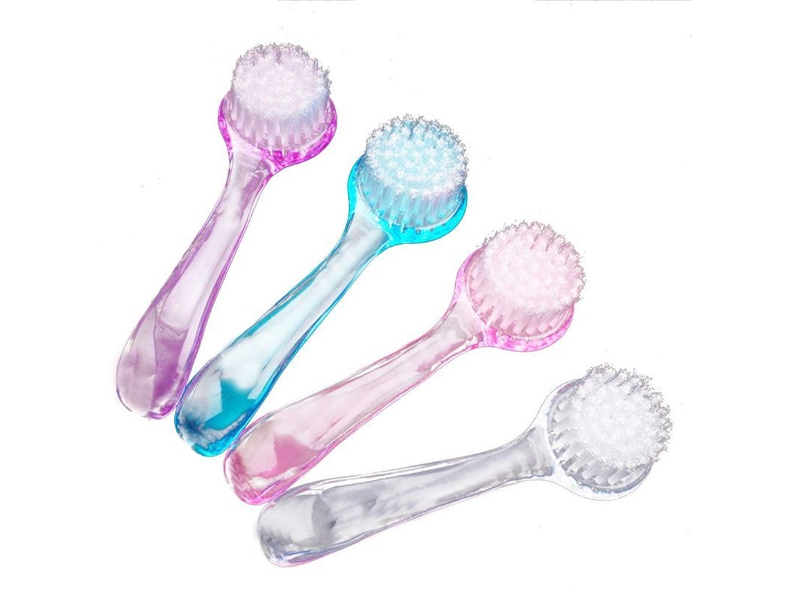 4pcs Escova de Limpeza Facial com Pele Exfoliante para Limpeza Profunda de Poros