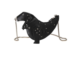 Bolsas Femininas Estilo Carteiro, Em Formato De Dinossauro, Em Couro Sintético, Com Rebites E Corrente, Transversal, De Ombro Sziqiqi