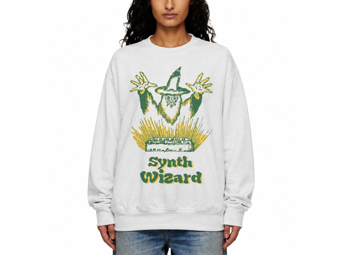 Rockinstone Synth Wiz Sweatshirt Unique Designer Style