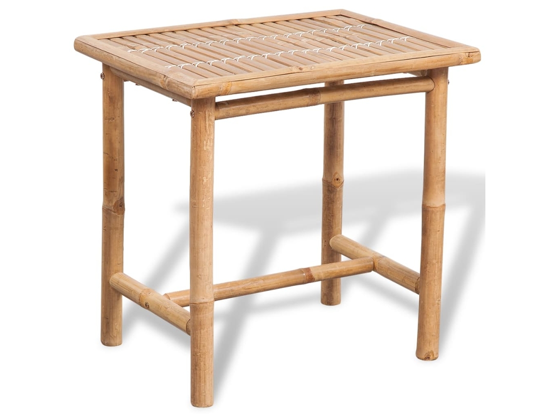 Maison Exclusive - 3 Pcs Conjunto Bistrô Com Almofadões Em Bambu