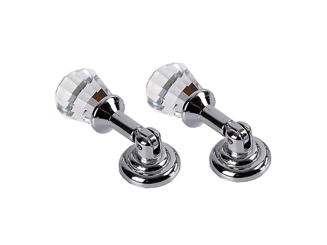 2 Peças de Alça de Puxar Cogumelo de Strass ALLINLESS