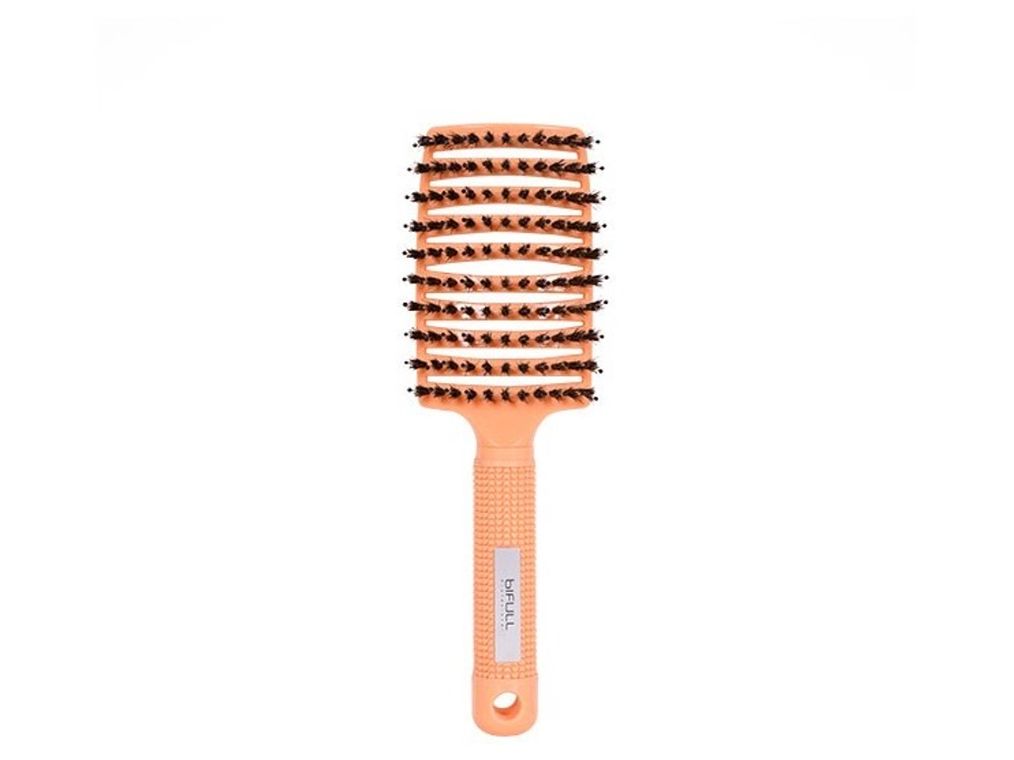 Cepillo Bifull Jabalí Hair Skeleton y Nylon Total Brush Naranja