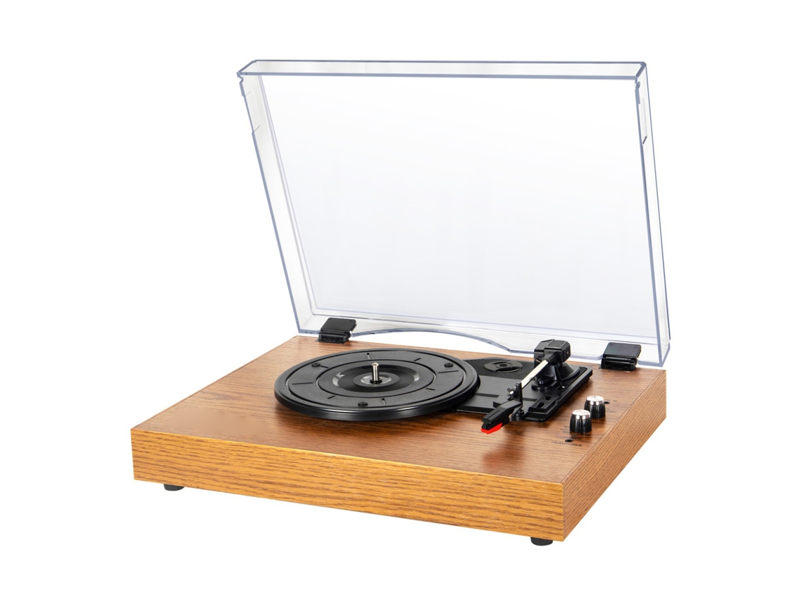Fonógrafo de Mesa EOOCOO, vinil retro, compatível com vários tamanhos