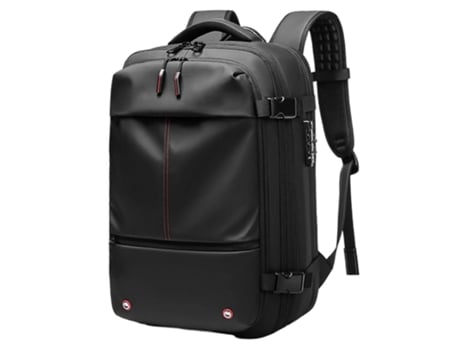 Mochila De Viagem De 19 Polegadas, Grande Capacidade, Leve E Compacta, Impermeã¡vel, Com Sistema De Compressã£o Manual E Alã§as, Preta. Yunzii