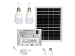Lanterna Solar Portátil AQUAFORGE com 5000 Mah, para Camping e Áreas Externas com Instalação Simples