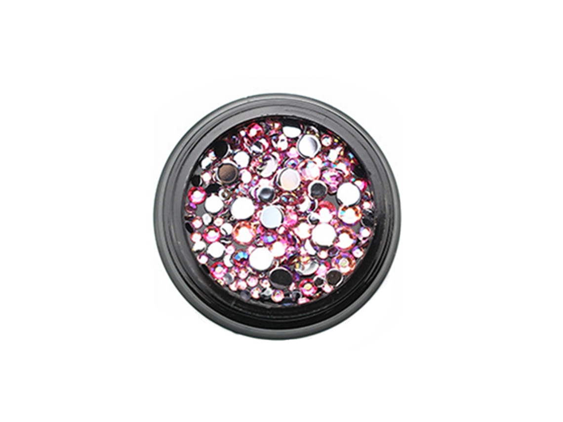 Decoração De Unhas Com Brocas De Acrílico Glitter Ab 22 - Ferramenta De Manicure Com Paillettes E Strass 3d