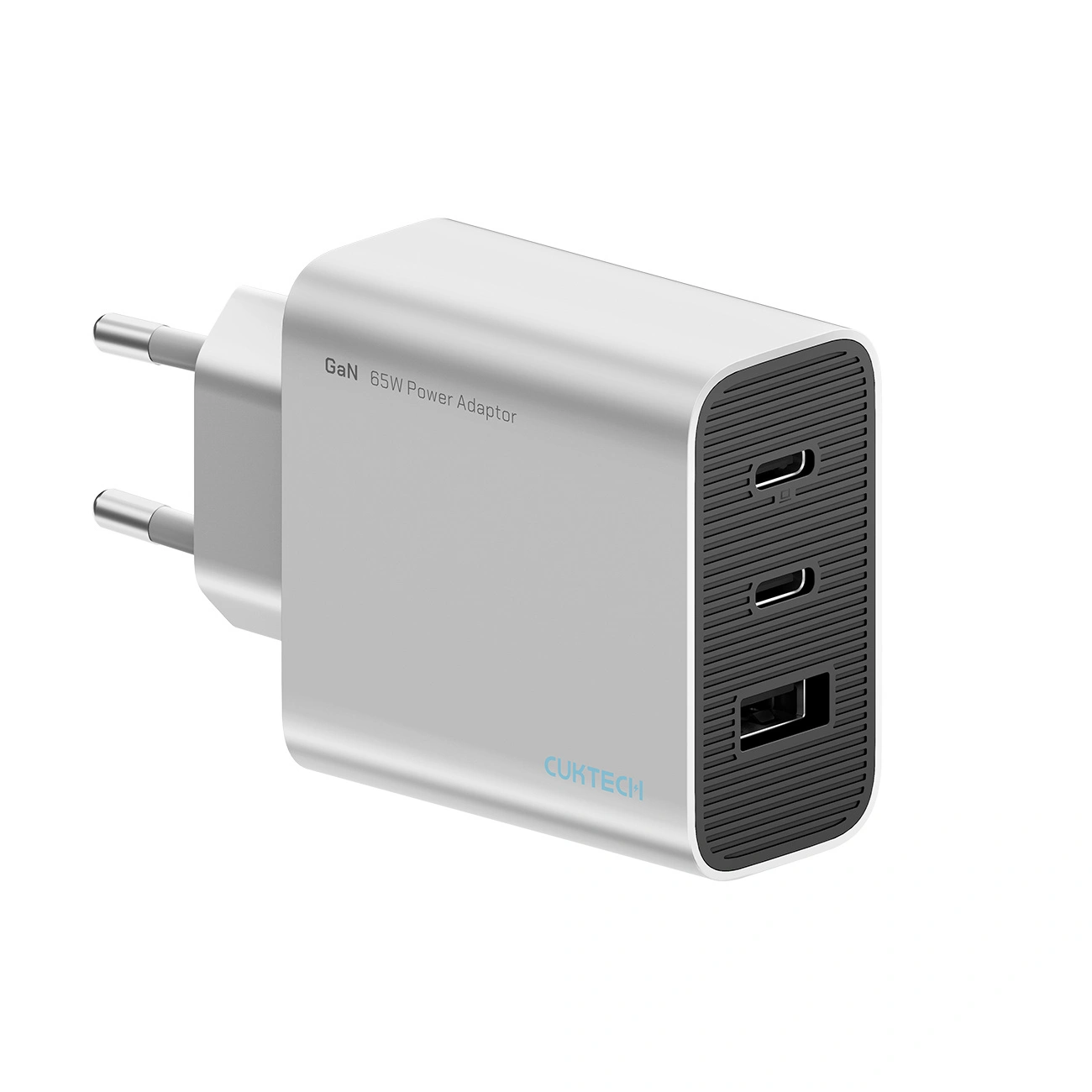 Carregador Cuktech 65w Gan Com 2 Portas Usb-c E 1 Porta Usb-a Para Celulares Samsung S10 E S20.