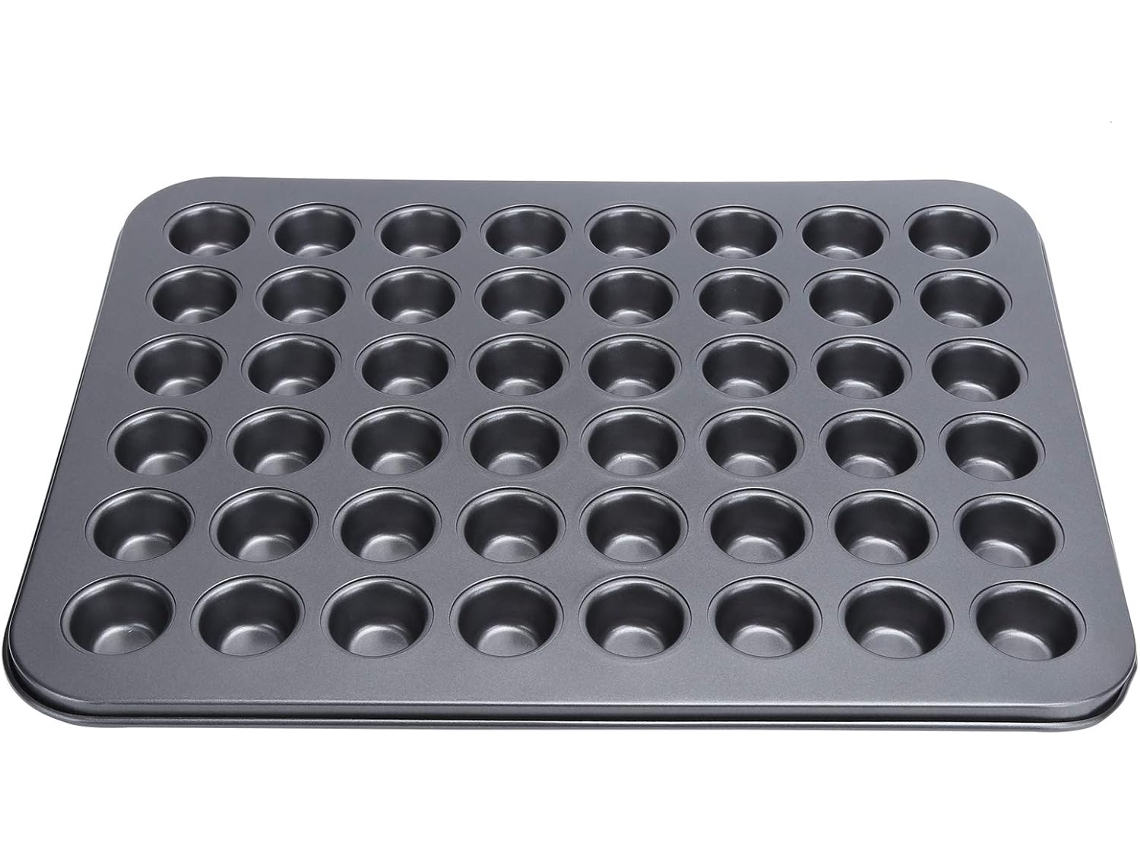 Forma Redonda Antiaderente Para Cupcakes, 48 ​​cavidades