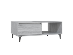 Mesa de centro Cinzento Sonoma Madeira Derivatives MAISON EXCLUSIVE (90x60x35 cm)