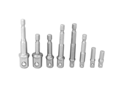 Adaptador de Bit de Soquete 8pcs 1/4'' a 1/2'' (1/4'' 3/8'')
