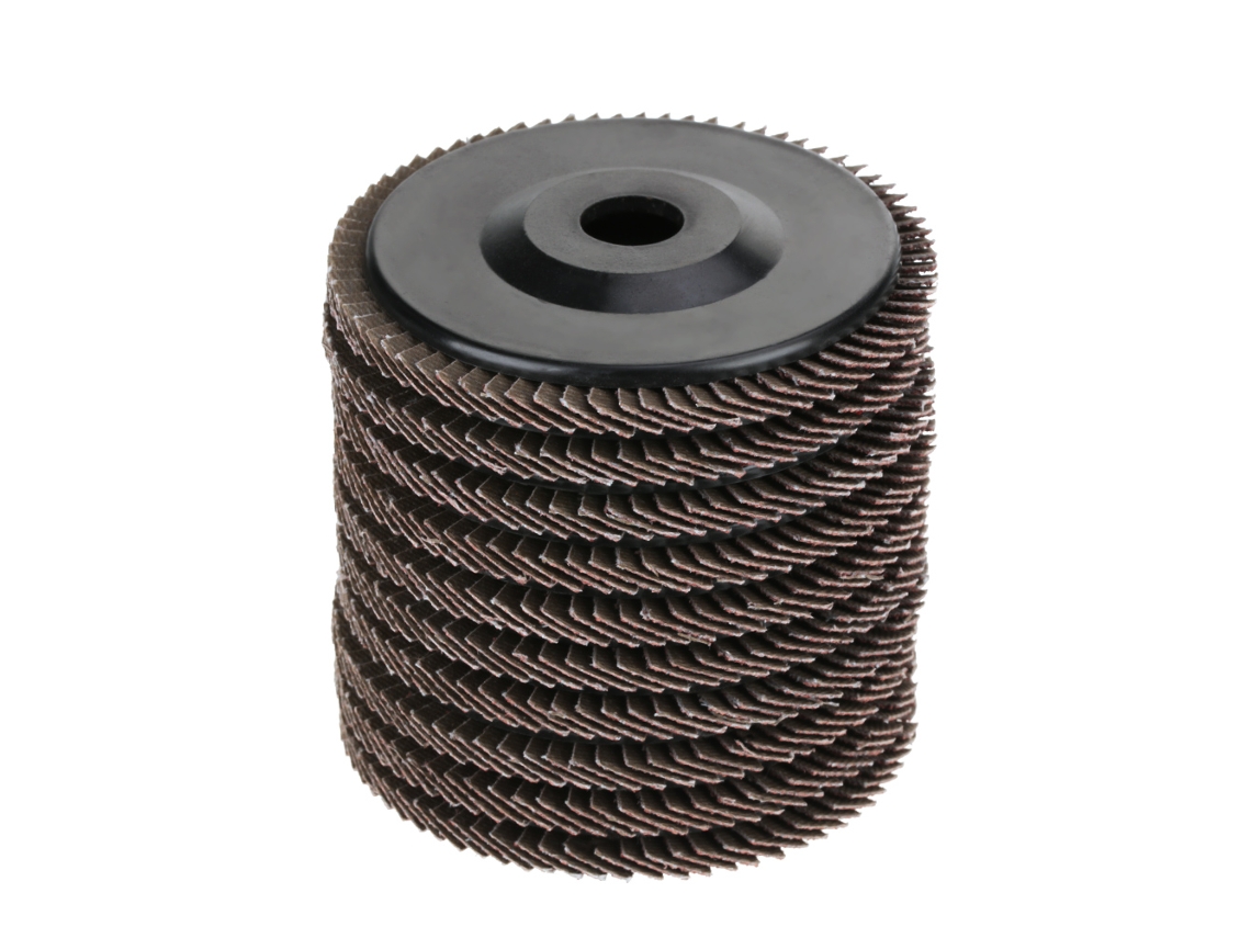 10 Peças De Disco Abrasivo Com Lâminas Grit 60 Para Lixar 100*6*16 Mm Roda De Polimento