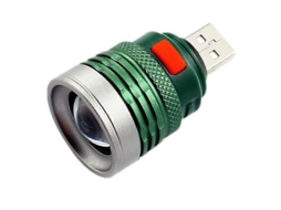 Lanterna Led Potente E Prática, Portátil, Mini, Com Zoom, 3 Modos, Tamanho De Bolso, Ideal Para Caça E Acampamento. Olysi Shop