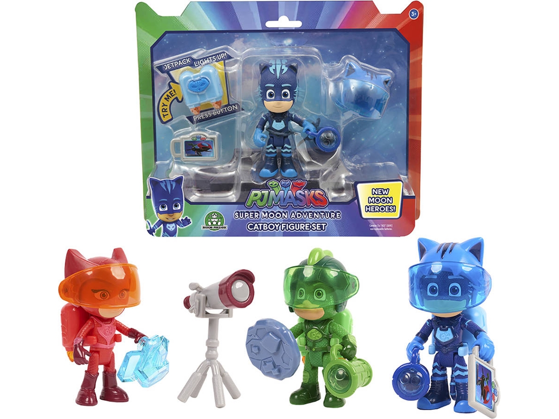 Conjunto de Figuras GIOCHI PREZIOSI Pjmasks Sing Moon | Worten.pt