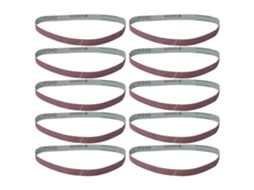 10 Pcs Correa De Lijado Abrasivo Circular 457x13mm Oxido De Aluminio Gxk51-b(240)