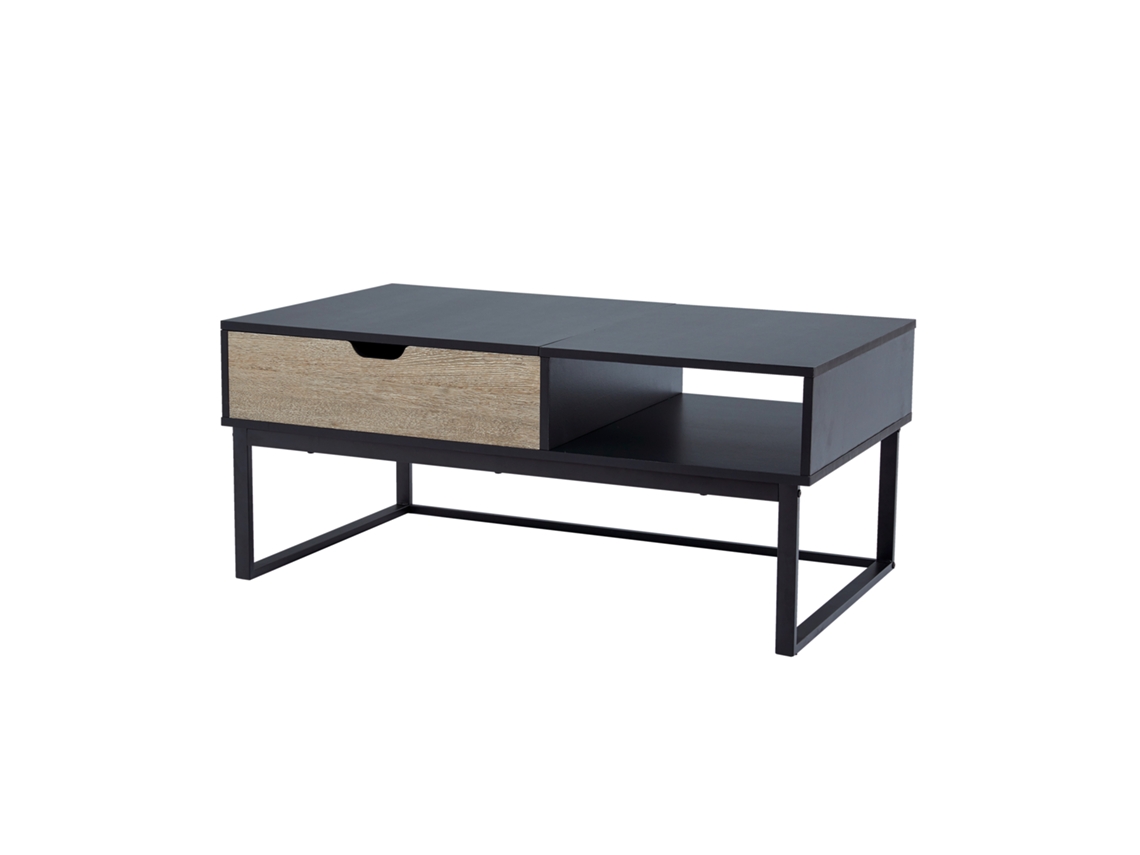 Móveis de TV TEAMSON HOME (Madeira - Preto - 45,1 cm)