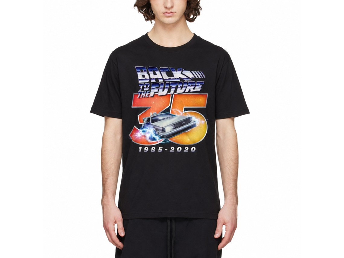 Rockinstone Back To The Future Movie Thirty Five Black Adult T-shirt Size:l