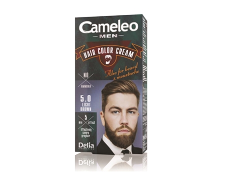 Tonalidade De Cabelo Para Homens Cameleo Farba Creme Castanho Claro 5.0, 30ml