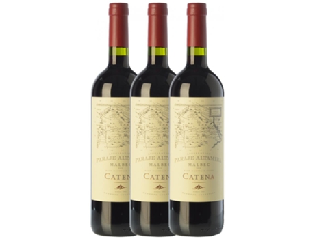 Vinho CATENA ZAPATA Catena Zapata Paraje Malbec Altamira Reserva (0.75 L - 3 unidades)